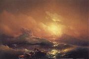 Ivan Aivazovski The Ninth Wave Sweden oil painting artist